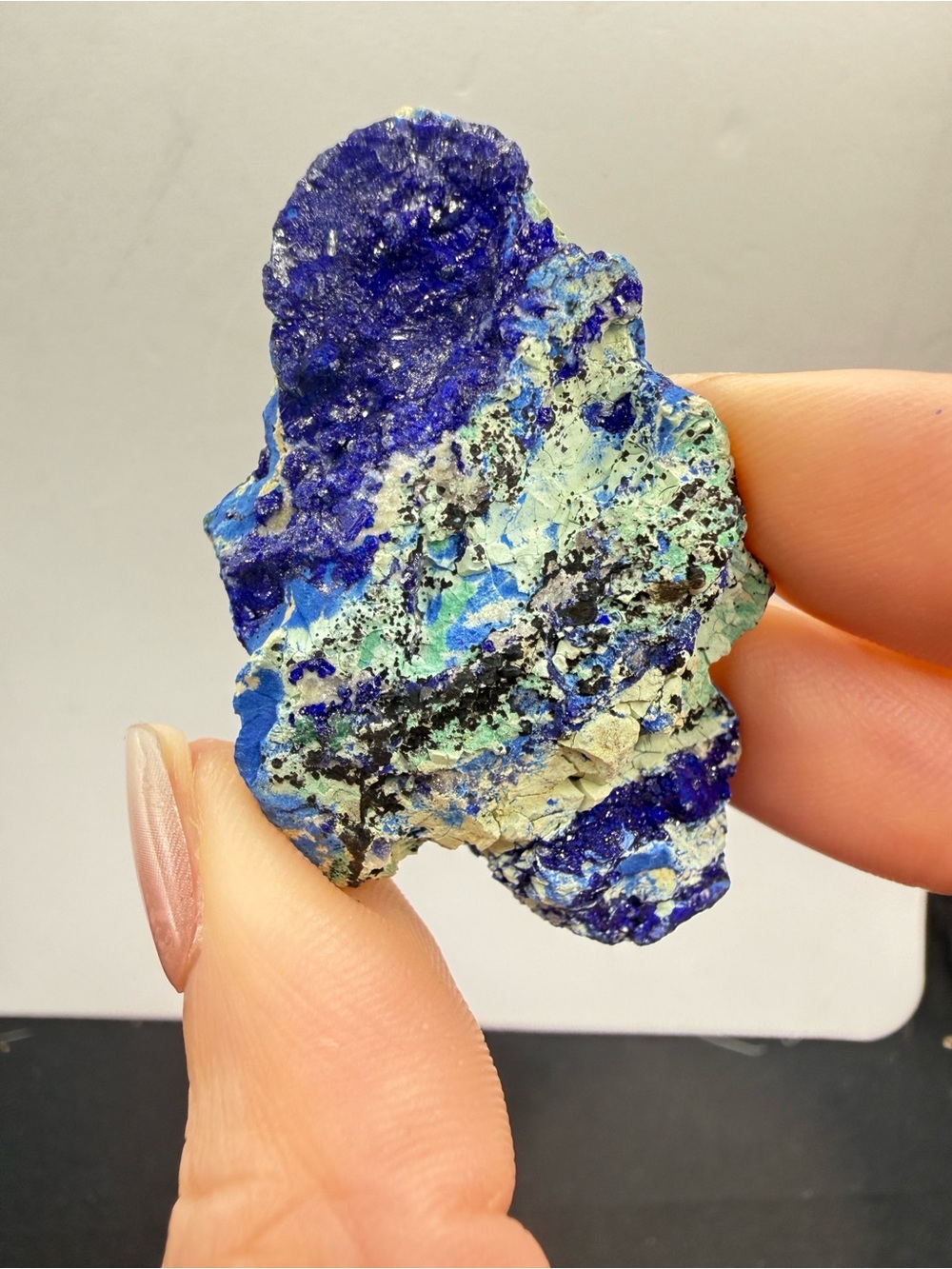 High-Grade Raw Azurite & Malachite Mineral Specimen